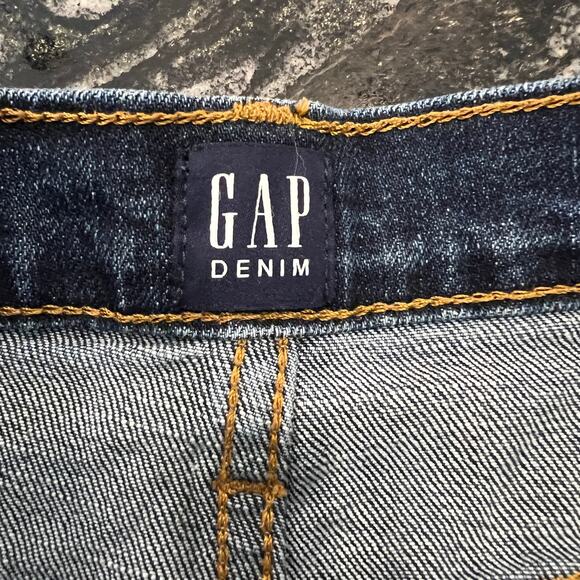 Gap Dark Wash 5" Short Denim Jean Shorts - SIZE 30 - Picture 6 of 8